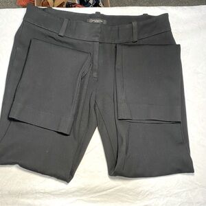 Ann Taylor Heavyweight Stretchy Straight Skinny Leg Dress Pants Trousers 6